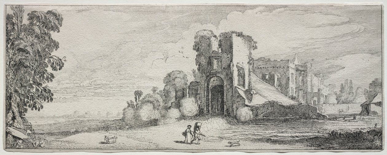 Krajiny a ruiny: Hrad Brederode. od Jan Van de Velde
