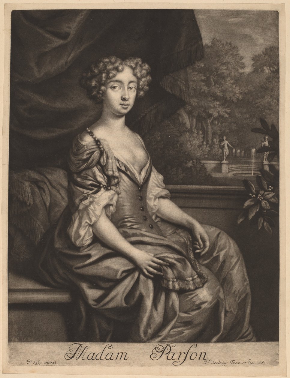 paní farářová od Jan Verkolje I after Sir Peter Lely