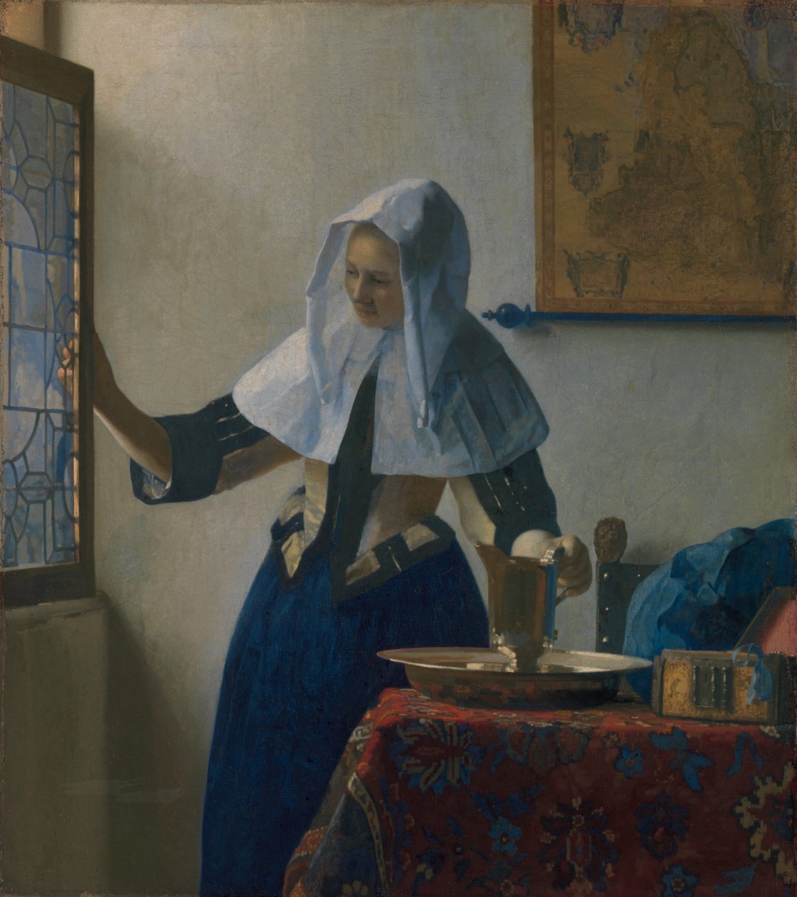 Mladá žena se džbánem na vodu, ca. 1662. od Jan Vermeer van Delft