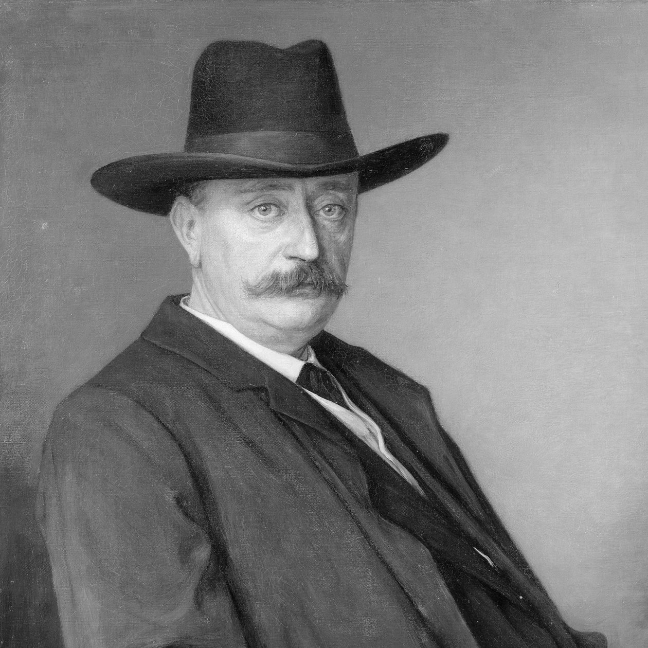 Johannes Martinus Messchaert (1857-1922). Zpěvák a učitel zpěvu od Jan Veth (signed by artist)