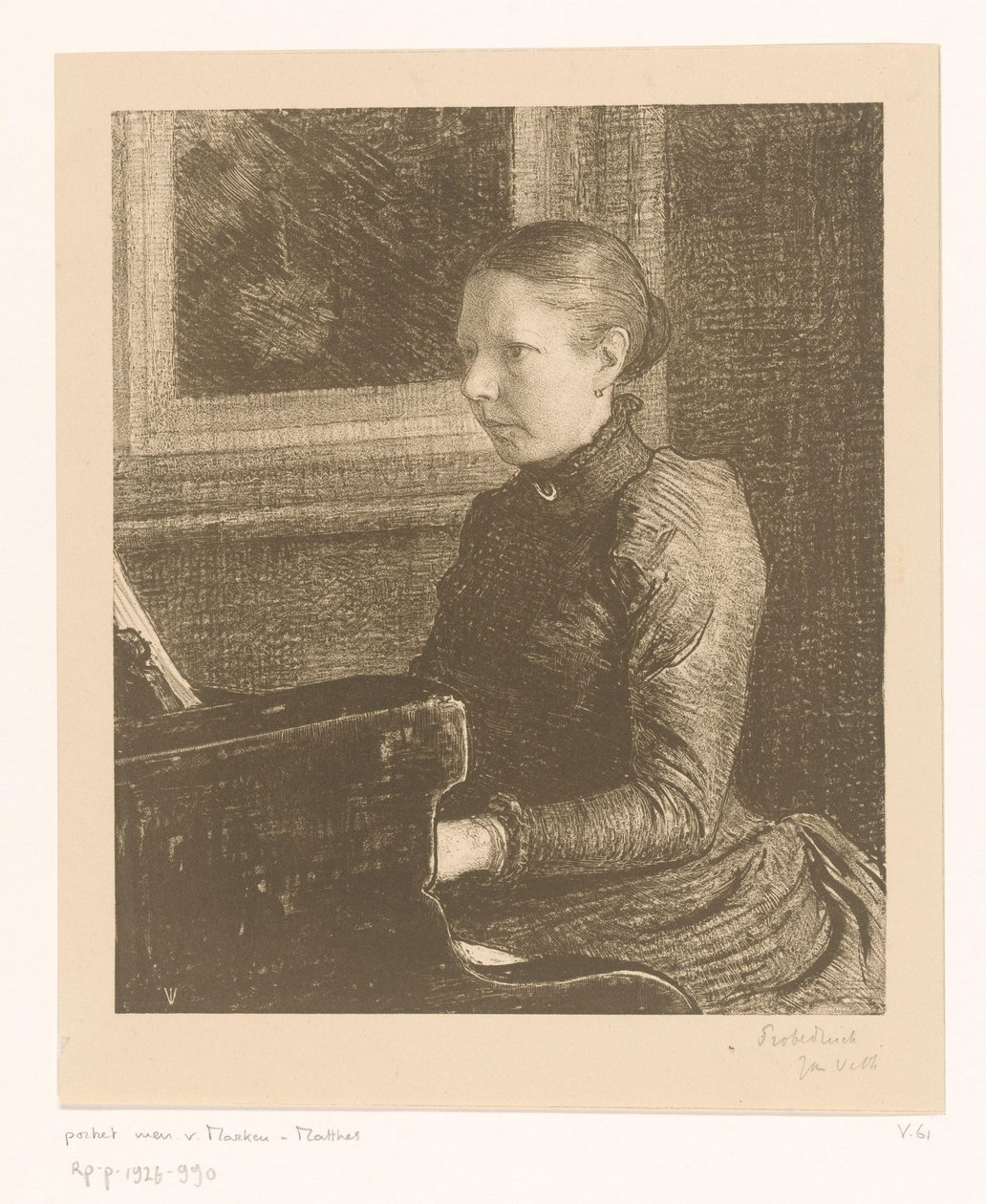 Portrét Agnety Matthesové od Jan Veth