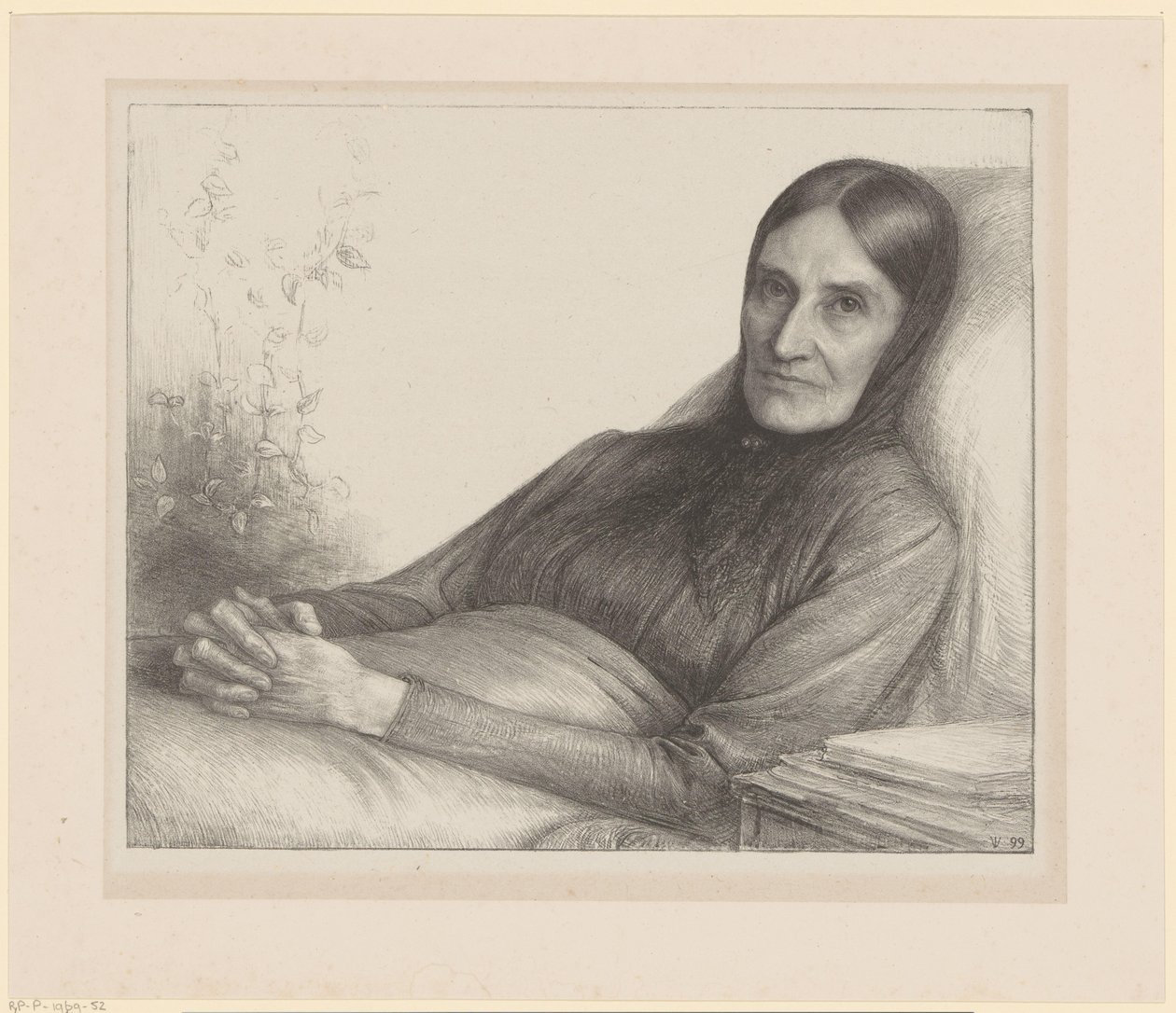 Portrét Elisabeth Ragazzi van den Wall Bake od Jan Veth