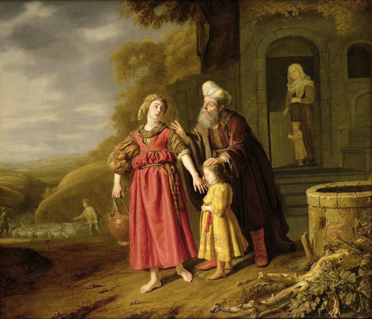 Vyhnání Hagar a Ismaela, kolem roku 1644 od Jan Victors