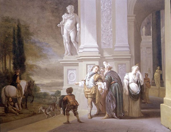 Odchod marnotratného syna od Jan Baptist Weenix