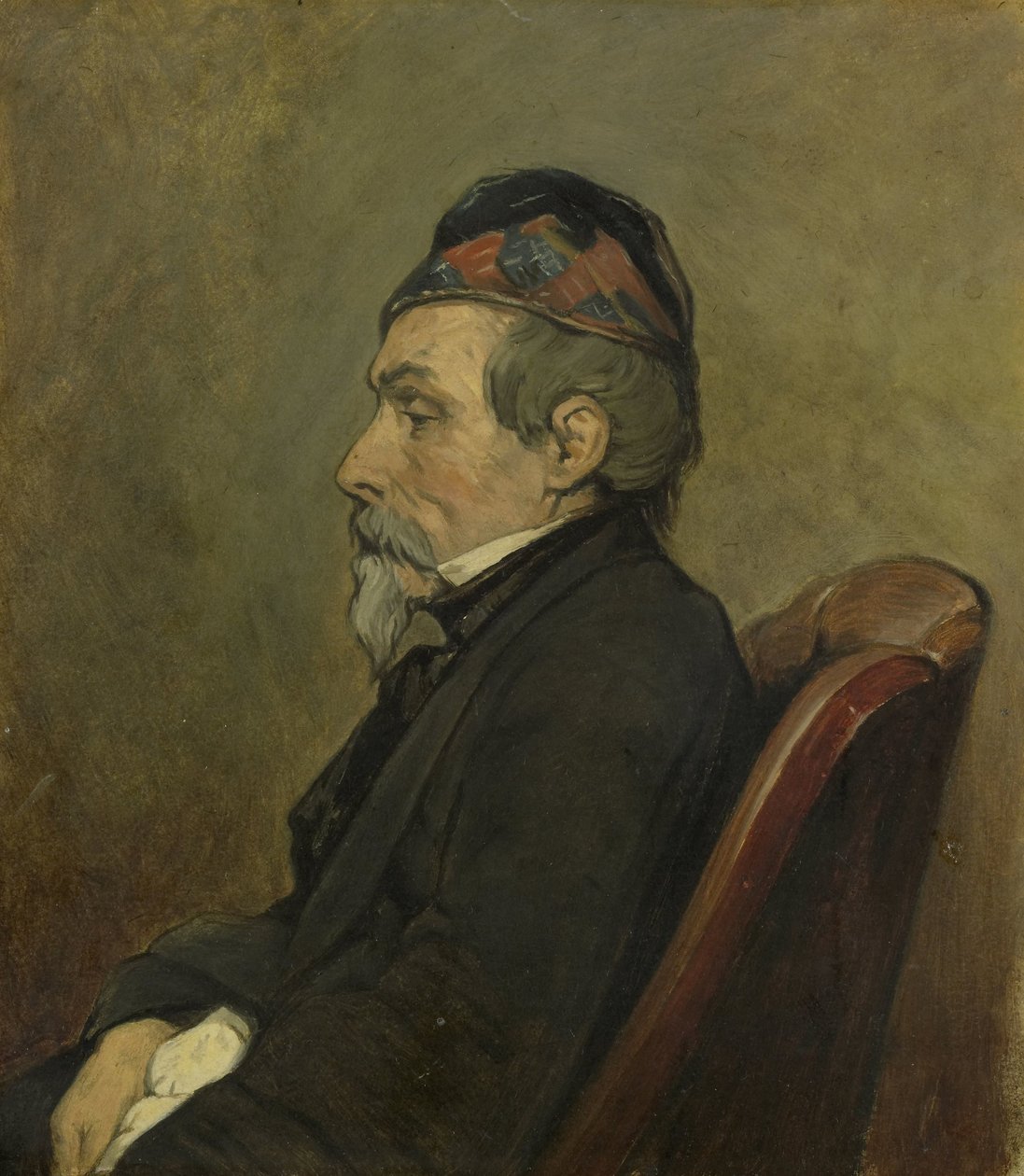 Portrét Johana-Hendricka-Louise Meyera, námořního malíře od Jan Weissenbruch