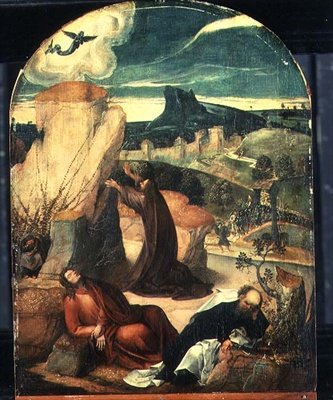Kristus na hoře Olivetské od Jan Wellens de Cock