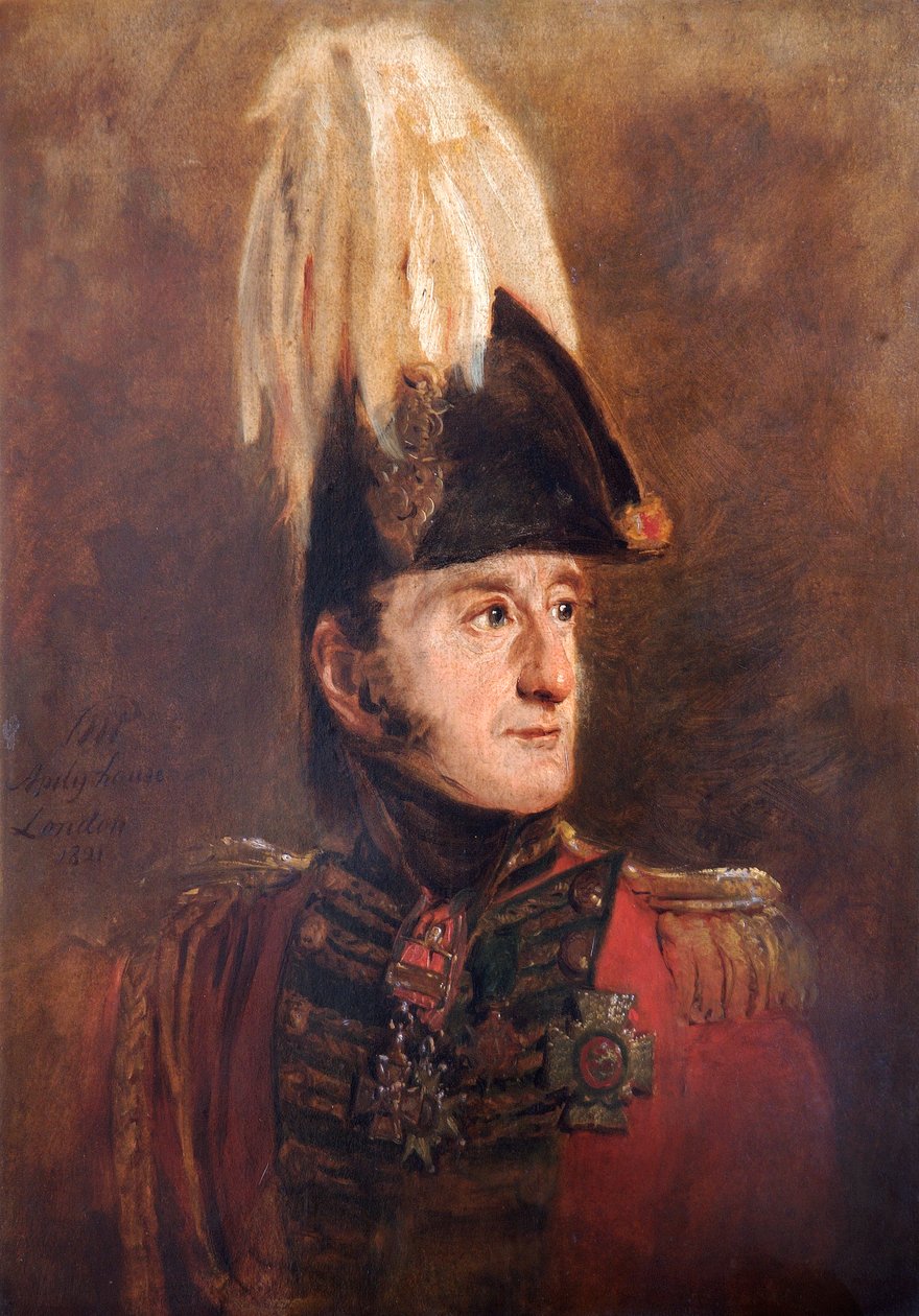 Portrét generála lorda Edwarda Somerseta, britského vojáka, 1821 od Jan Willem Pieneman