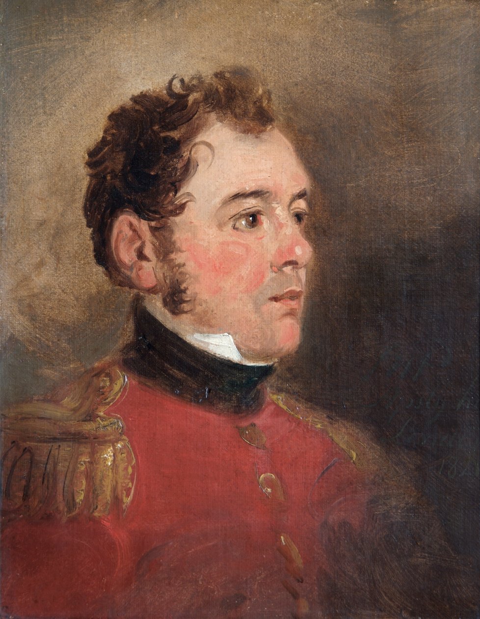 Portrét generála Sira Jamese Shawa Kennedyho, britského vojáka, 1821 od Jan Willem Pieneman