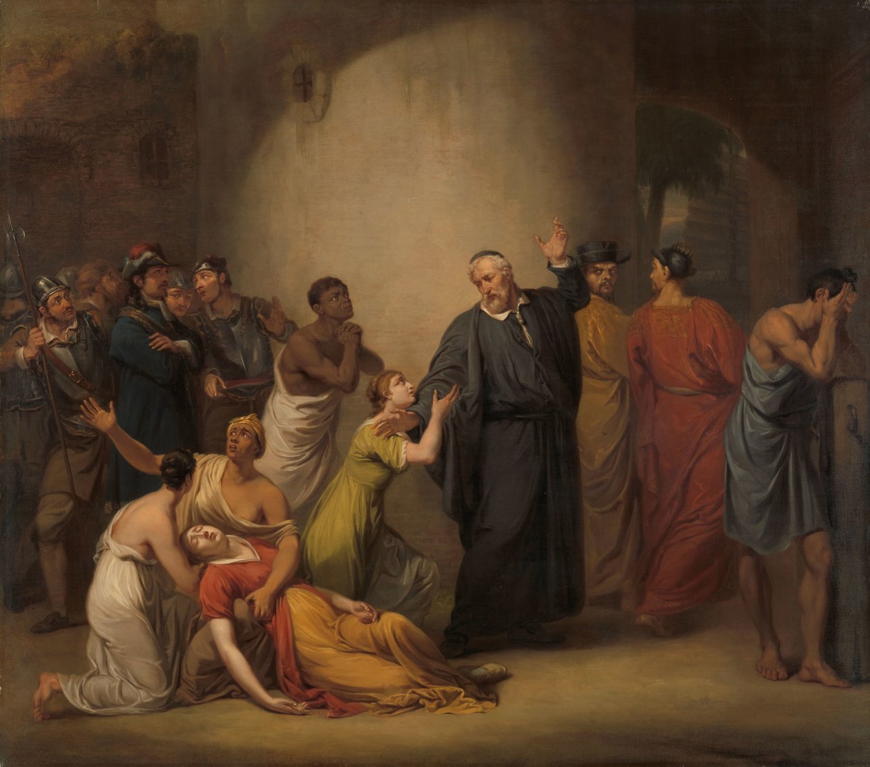 Dobrovolná oběť reverenda Hambroecka na Tchaj-wanu, 1662 od Jan Willem Pieneman