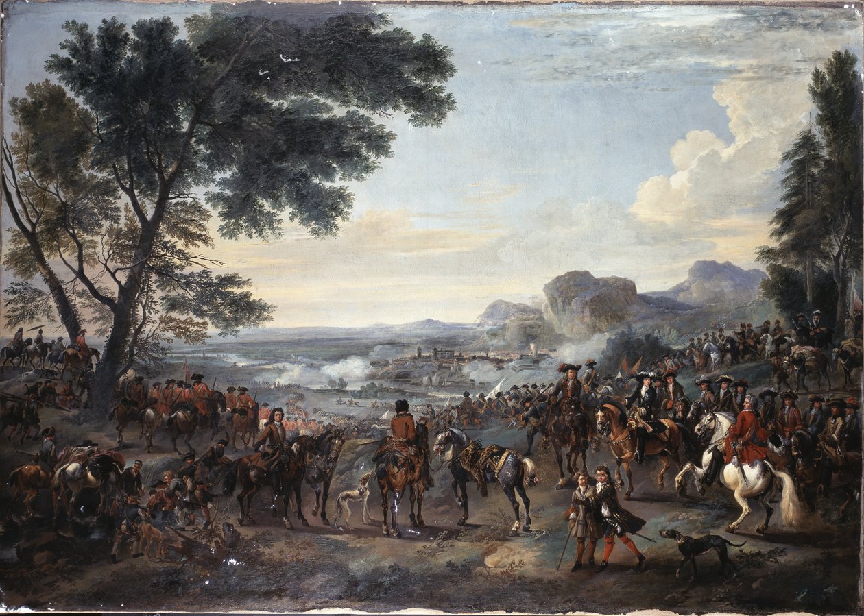 Král William III a jeho armáda při obléhání Namuru od Jan Wyck