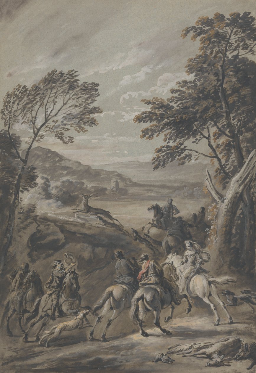 Staghunt od Jan Wyck