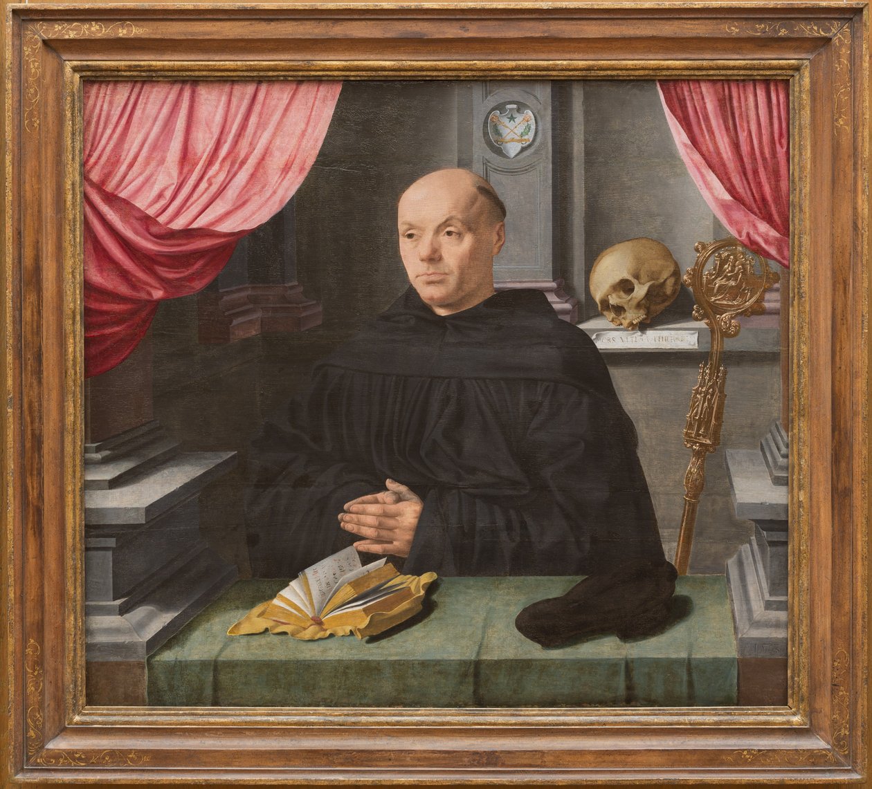 Opat Johann Ingenray, 1535 (olej na dubové desce) od Jan Gossaert
