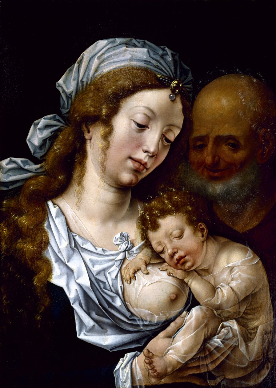 Svatá rodina, počátek 16. století od Jan Gossaert