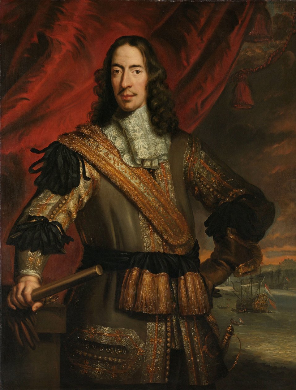 Cornelis de Witt (1623-1672), purkmistr z Dordrechtu a lord poručík z Puttenu od Jan de Baen (copy after)
