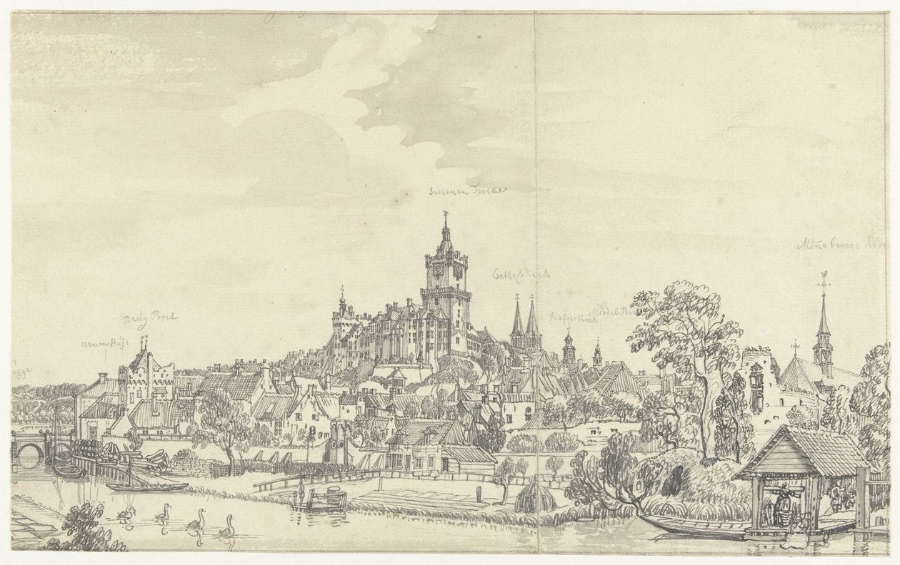 Pohled na Kleve od Jan de Beijer