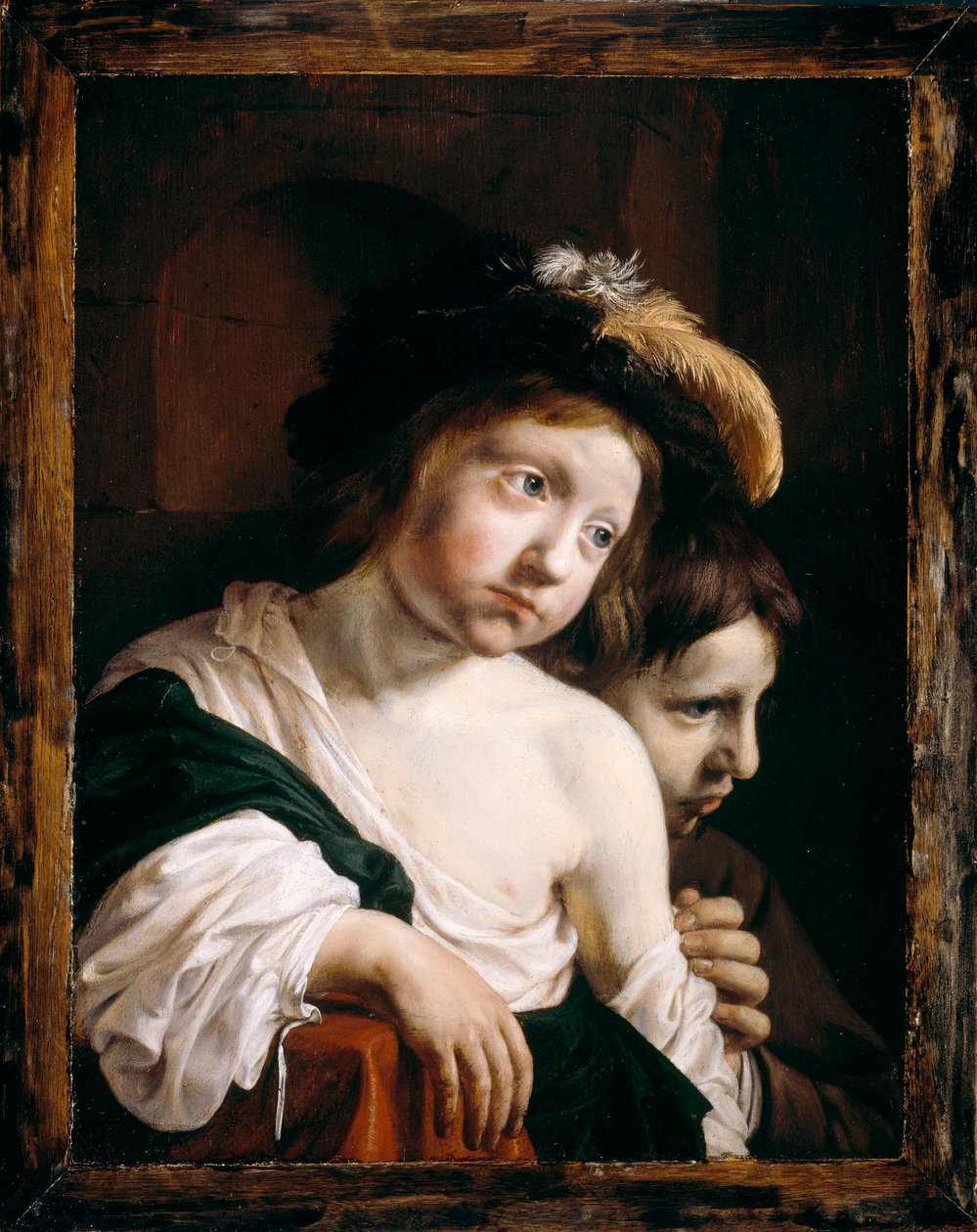Skupina dvou chlapců od Jan de Bray