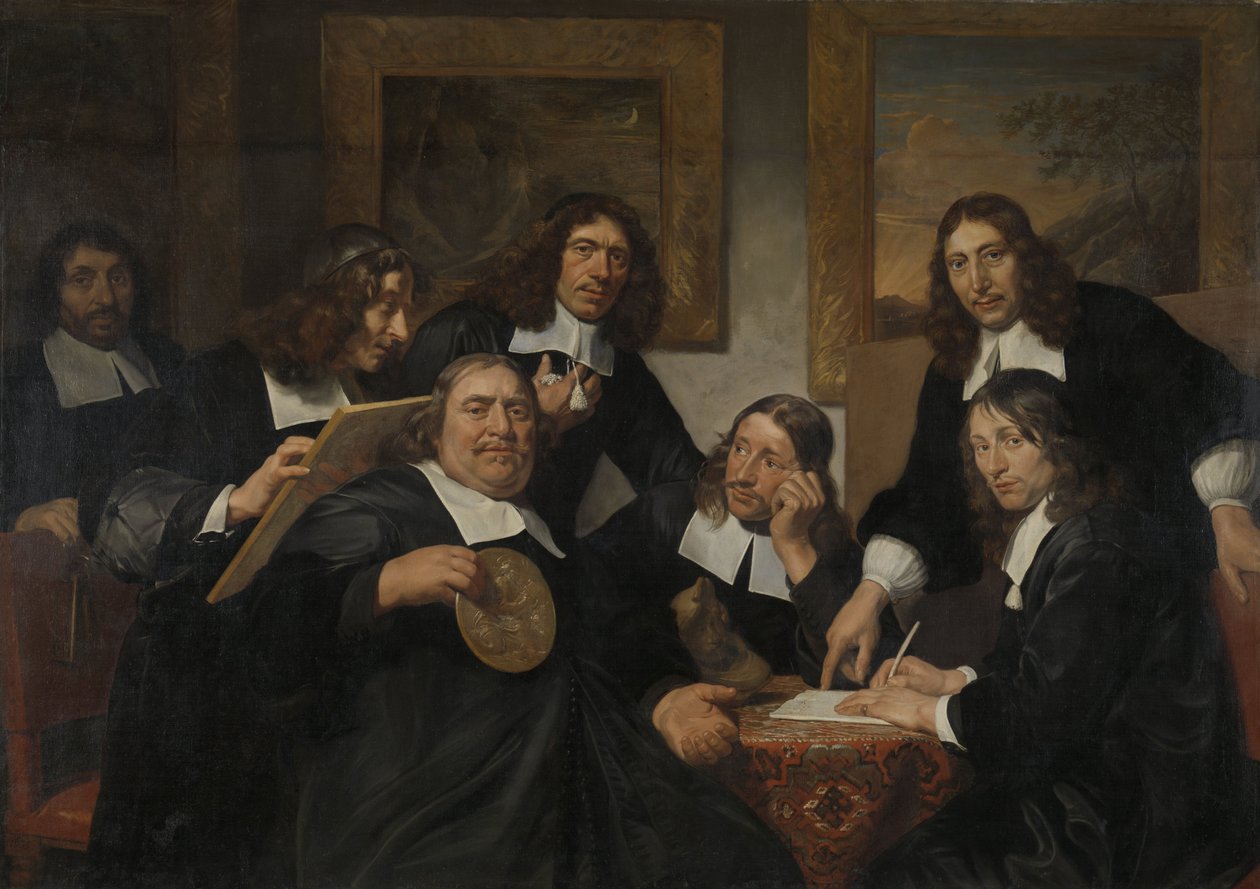 Guvernéři cechu svatého Lukáše, Haarlem, 1675 od Jan de Bray