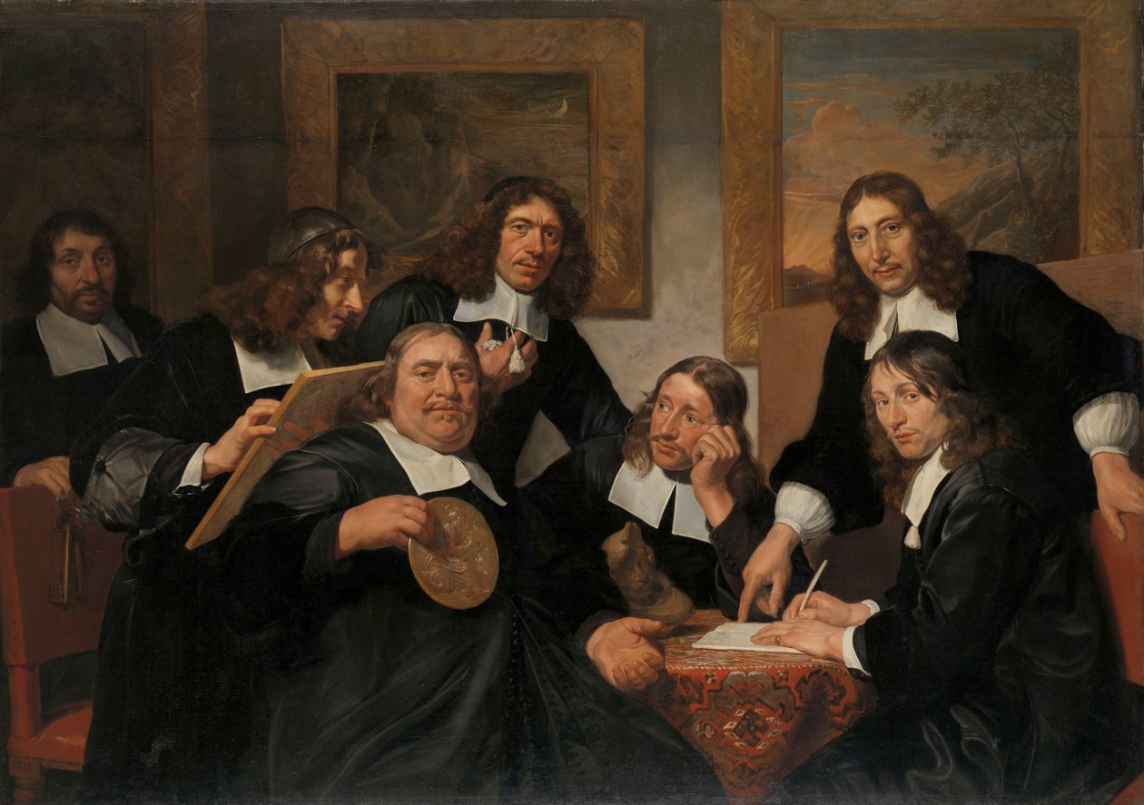 Guvernéři cechu svatého Lukáše, Haarlem, 1675 od Jan de Bray