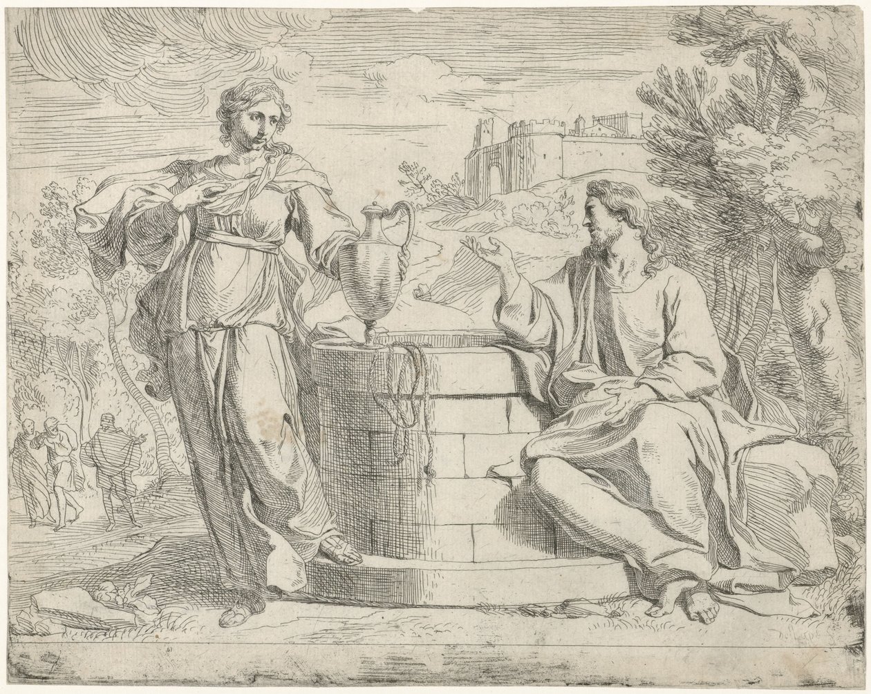 Kristus a Samaritánka od Jan de Pape (rejected attribution)