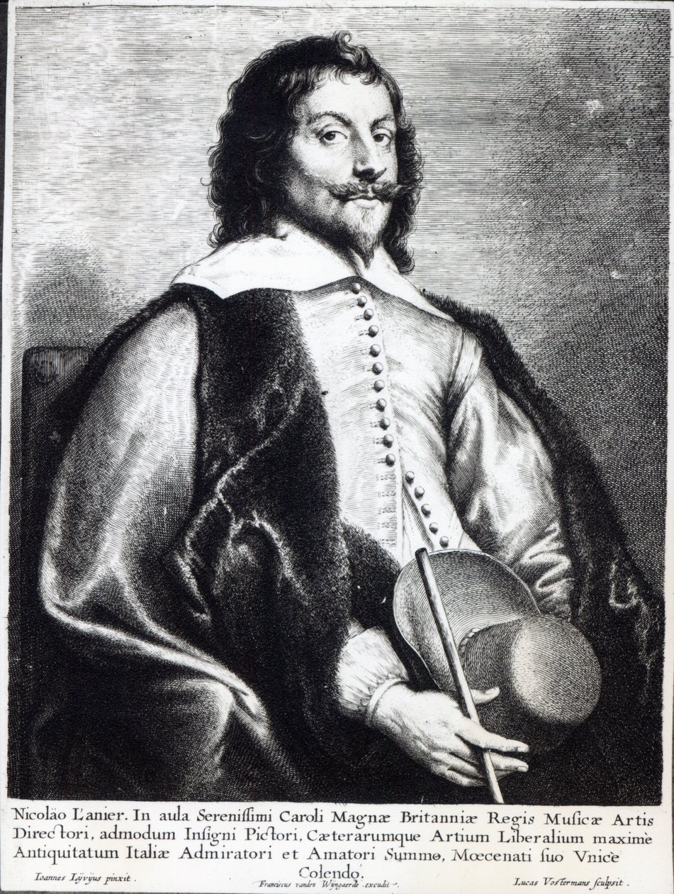Nicholas Lanier, rytý Lucas Vostermans (rytina) od Jan the Elder (after) Lievens