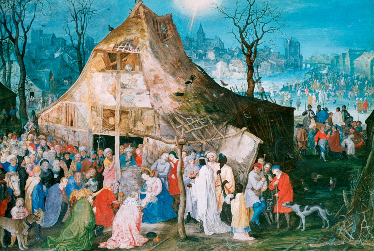 Klanění králů, 1598 od Jan the Elder Brueghel