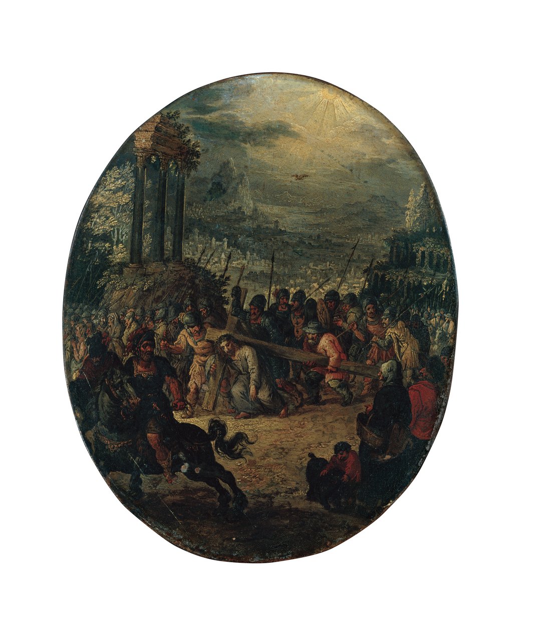 Kristus na cestě na Kalvárii od Jan the Elder Brueghel