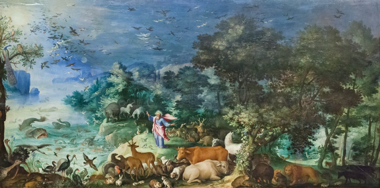 Krajina s tvorbou zvířat od Jan the Elder Brueghel