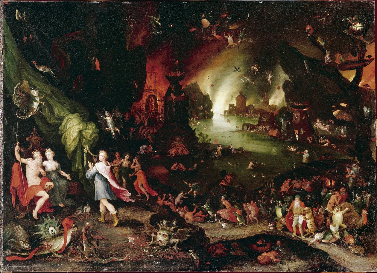 Orfeus v podsvětí Obraz Jana Brueghela Le Vieux nazývá Bruegela de Velours (Brueghel nebo Breughel od Jan the Elder Brueghel
