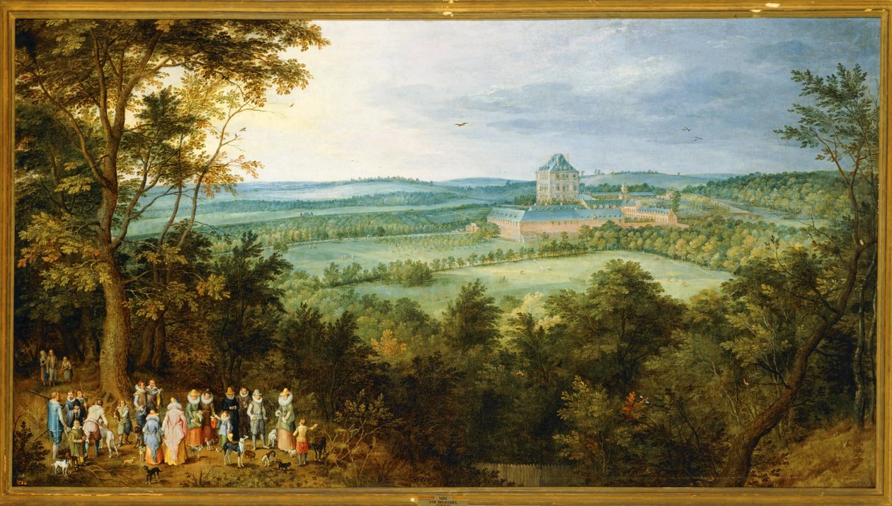 Arcivévodové jdou na lov ... (malba na plátně) od Jan the Elder Brueghel