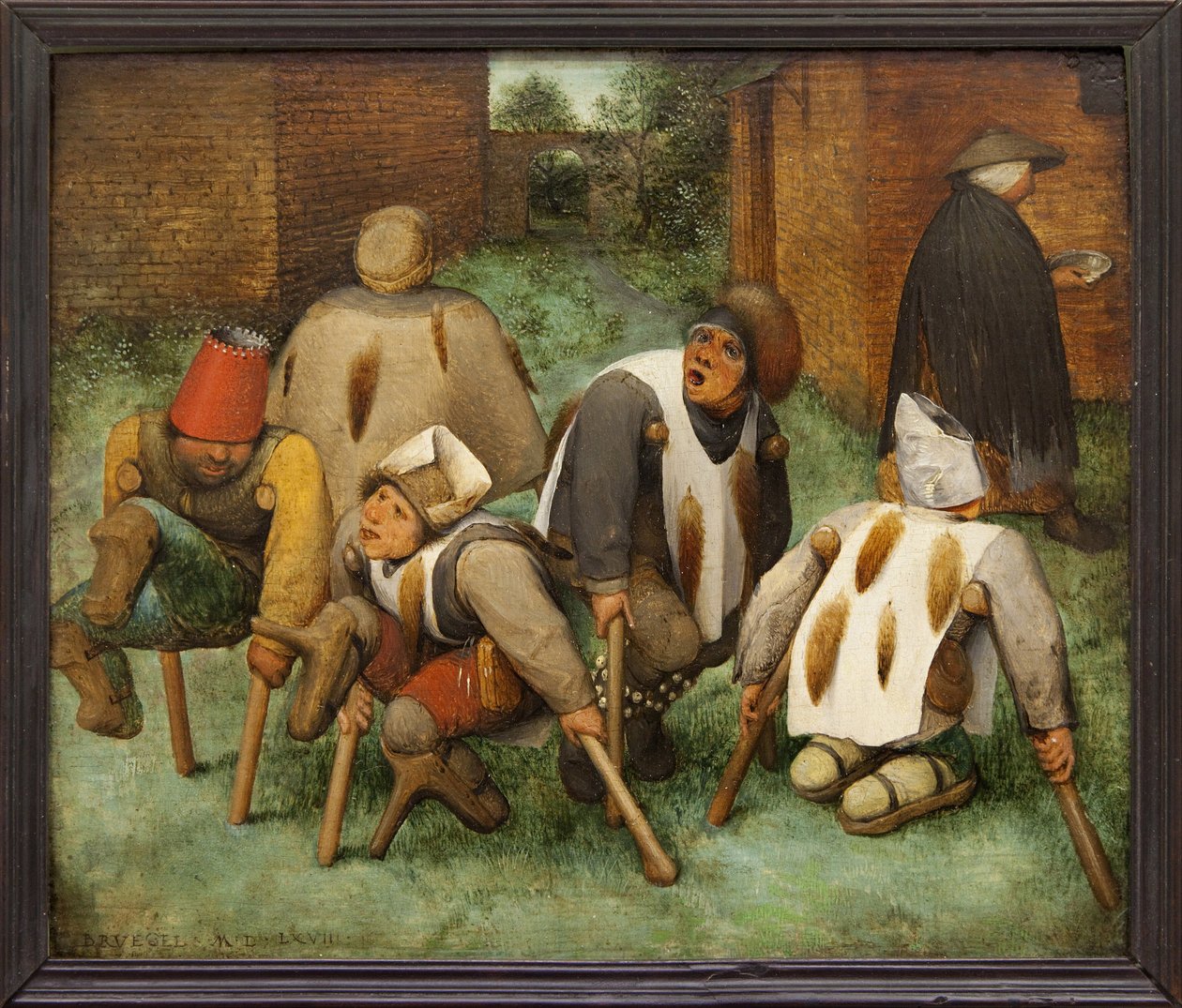 Žebráci (olej na desce) od Jan the Elder Brueghel