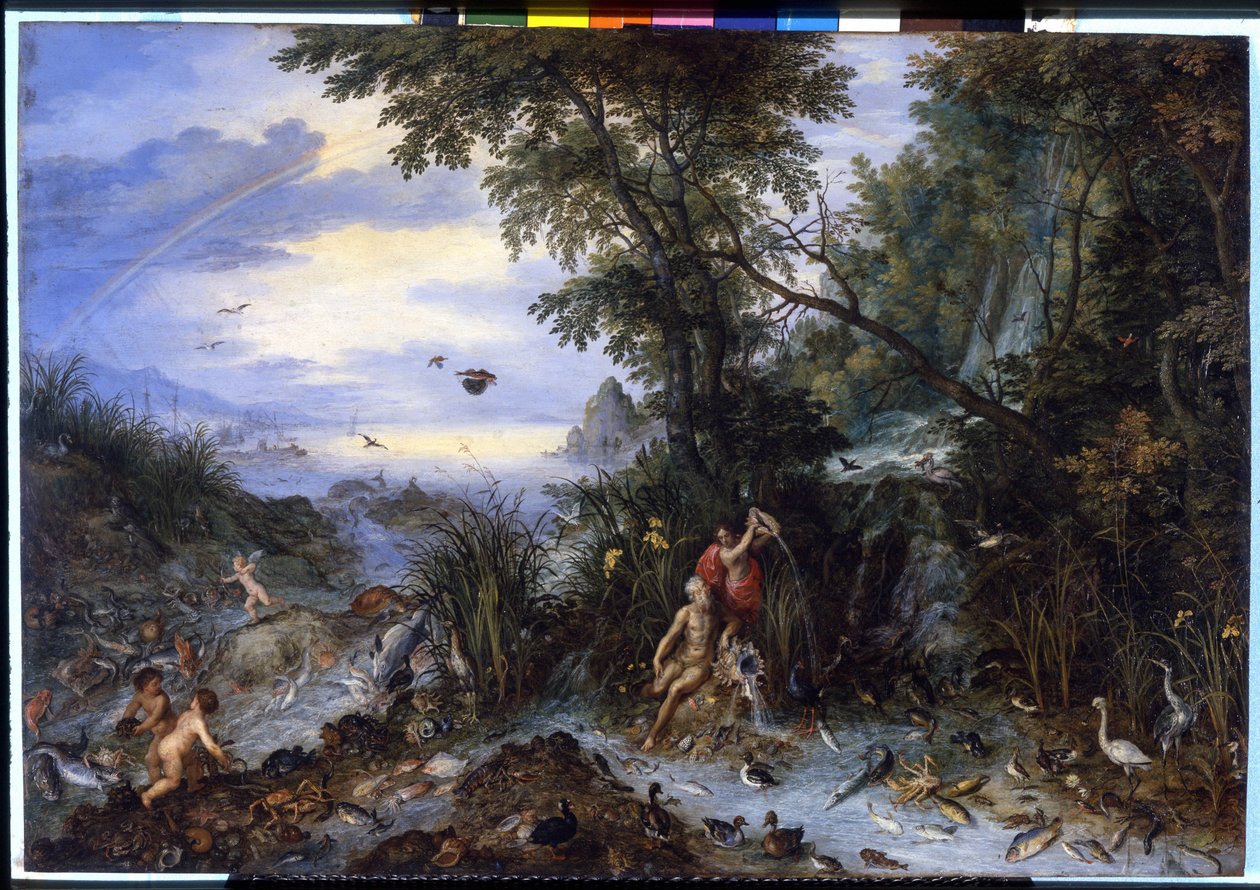 Voda. Obraz Brueghel Jan I od Jan the Elder Brueghel