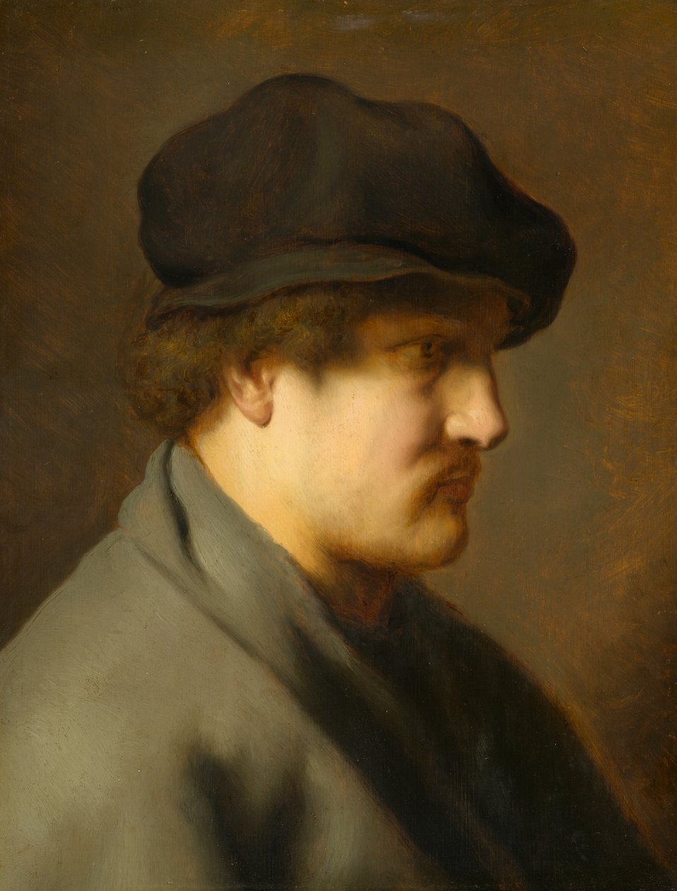Young Man Wearing a Baret, circa 1627-29 (olej na dubovém panelu) od Jan the Elder Lievens