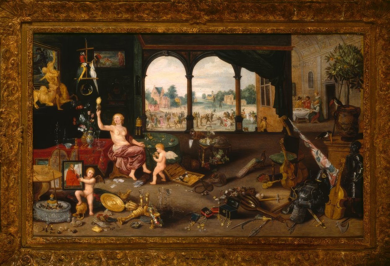 Alegorie Vanitas od Jan the Younger Brueghel