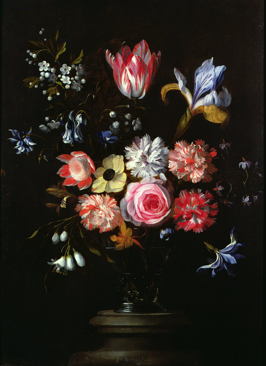 Zátiší květin (olej na desce) od Jan the Younger Brueghel