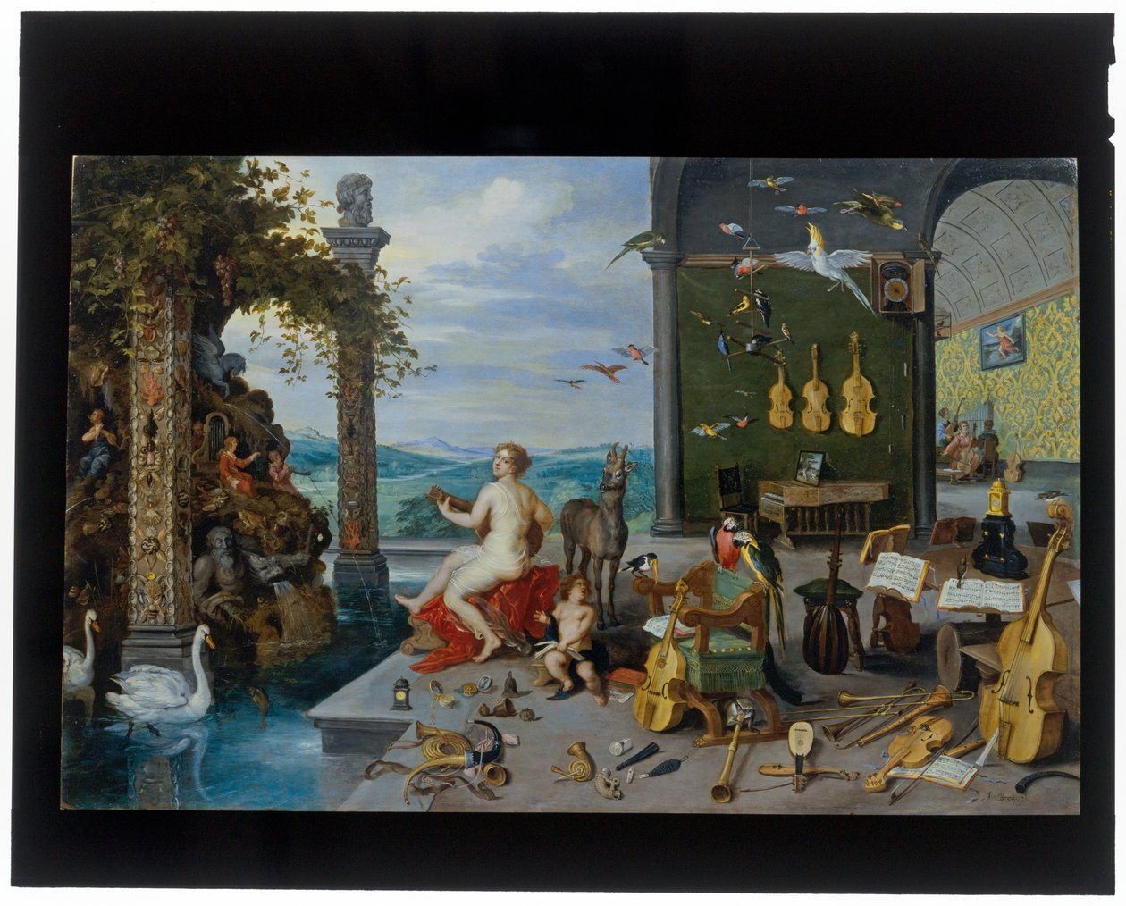 Smysl pro sluch od Jan the Younger Brueghel