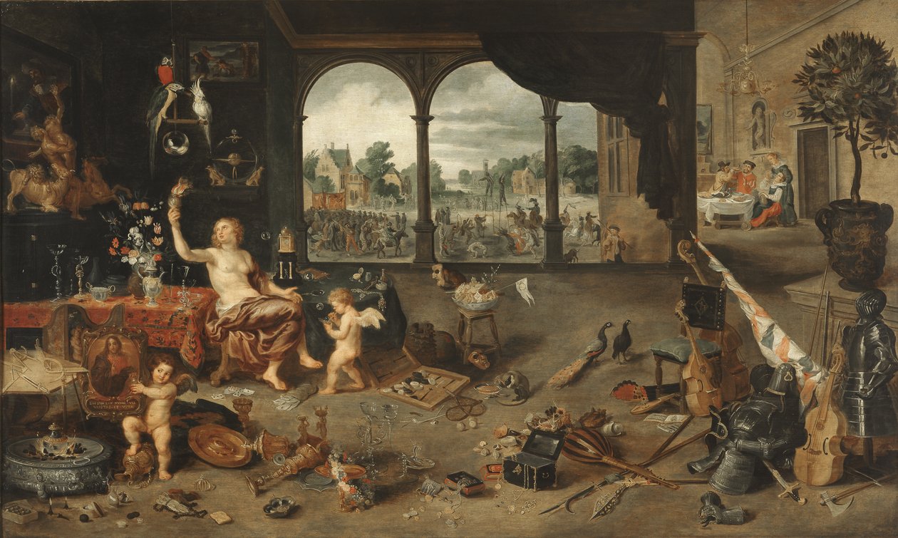 Marnost lidského života, 1631 od Jan Brueghel the Younger