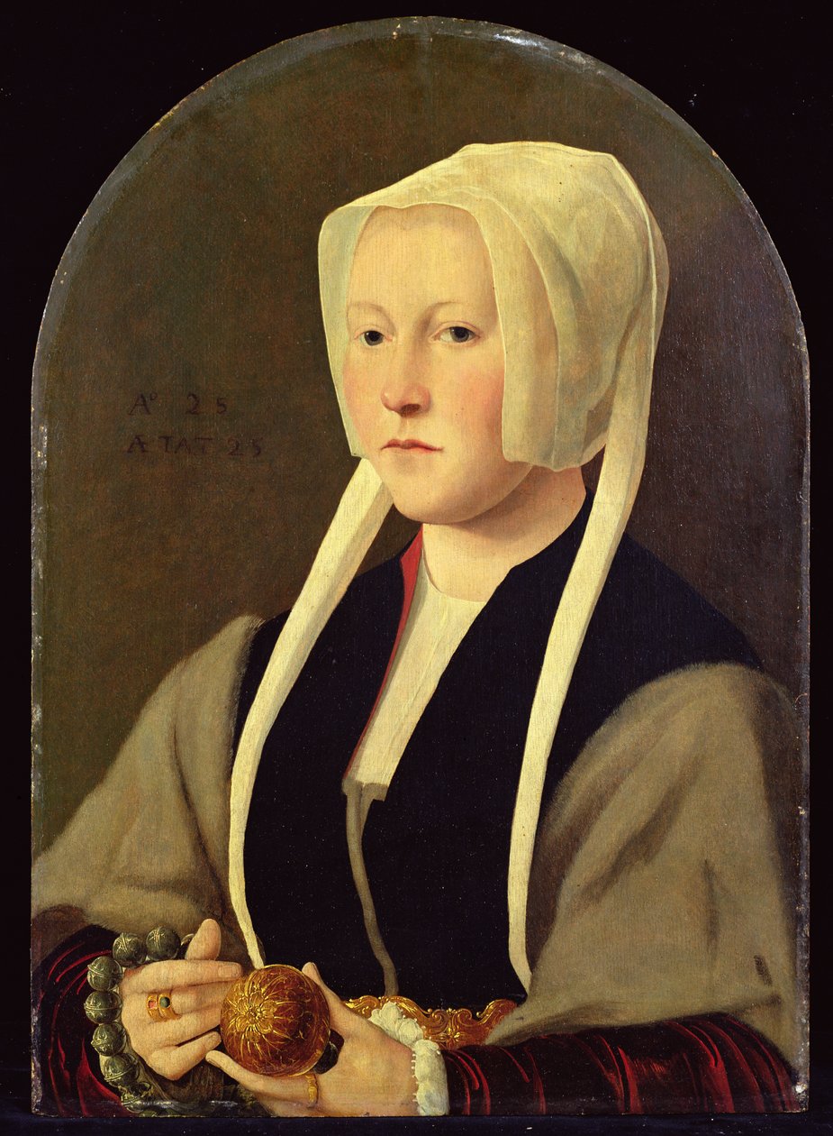 Portrét dámy (malba) od Jan van (attr. to) Scorel