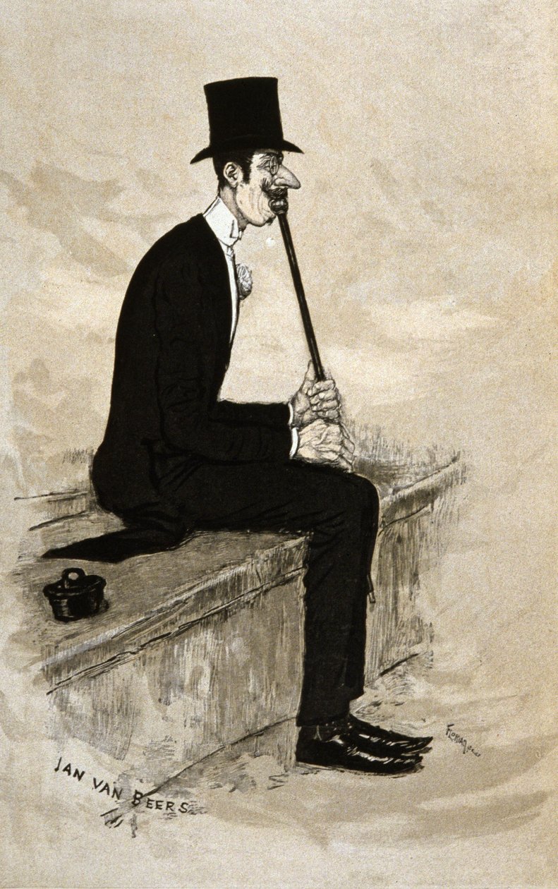 Muž z pařížské společnosti od Jan van Beers