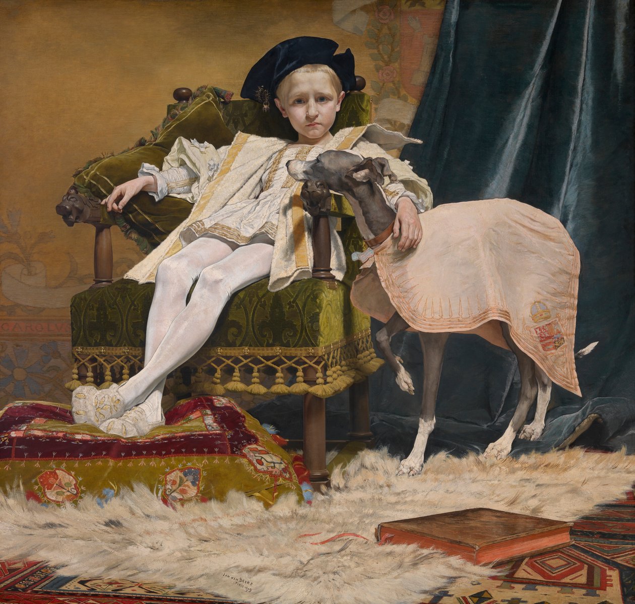Císař Charles V jako dítě od Jan van Beers