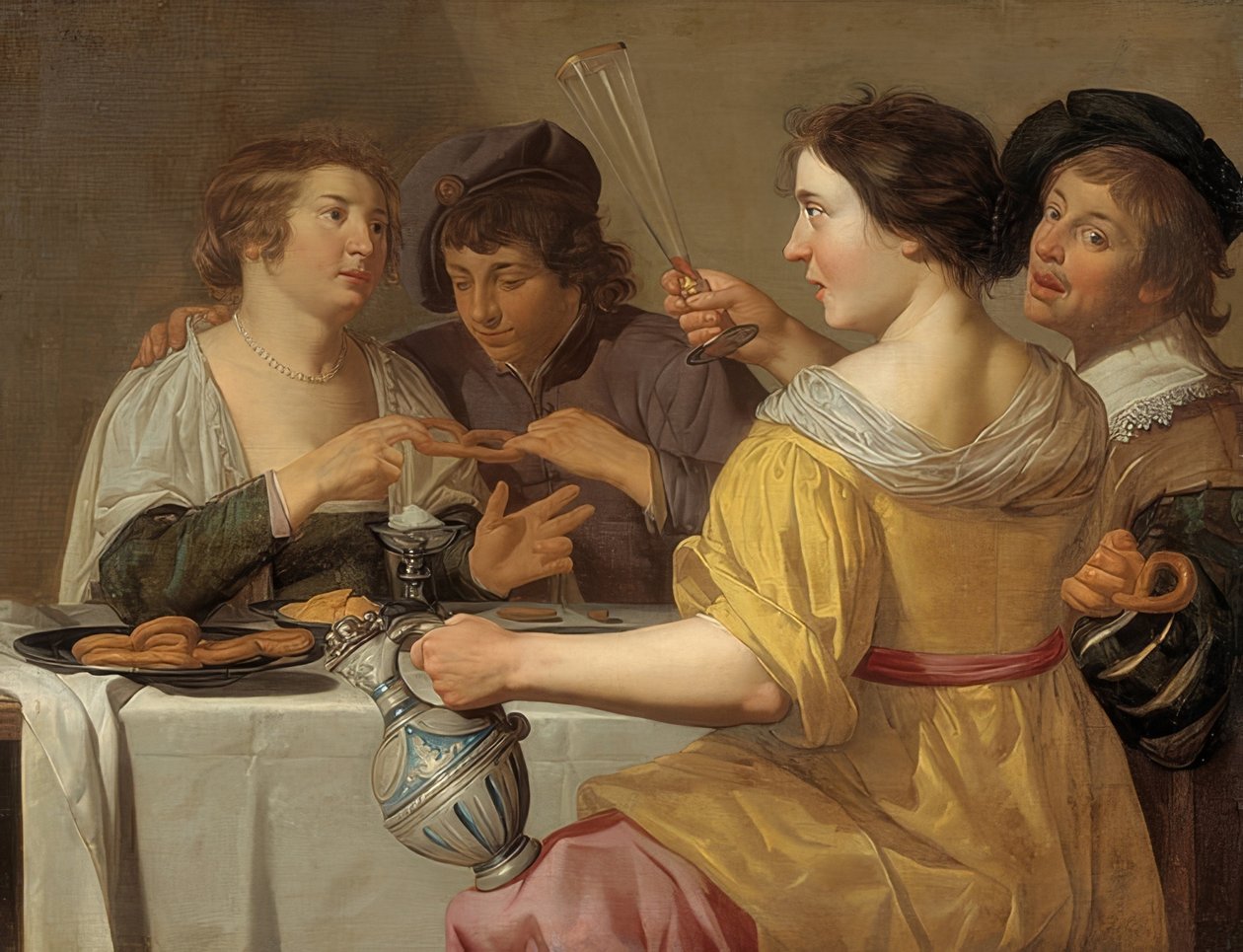 Jedlíci preclíků. 1630-40 od Jan van Bijlert
