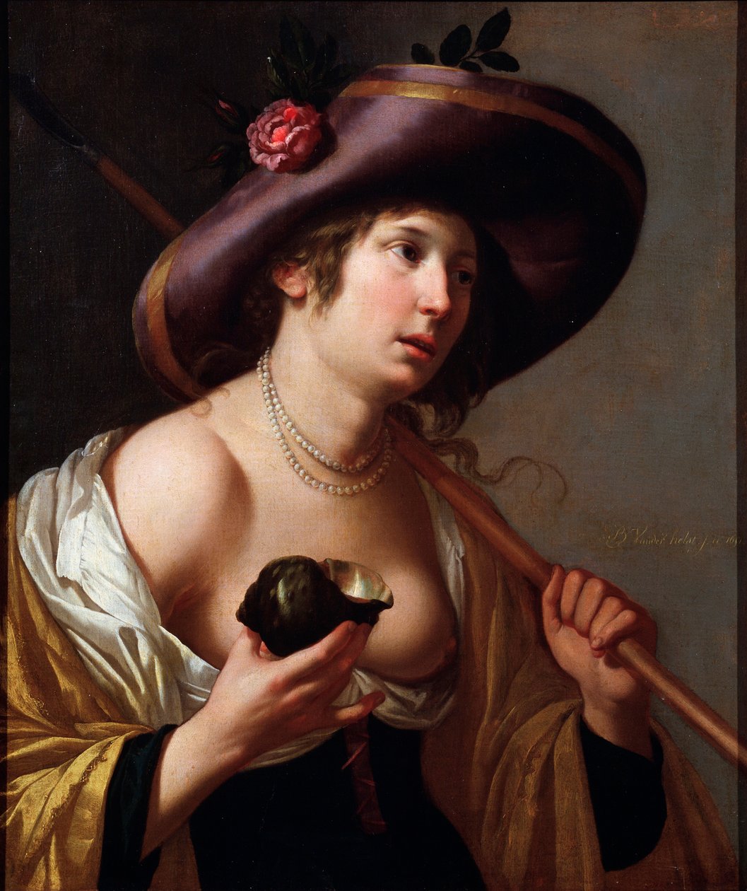 Princezna Granida podle hry Granida od Pietera Corneliszoona Hoofta, 1651 od Jan van Bijlert