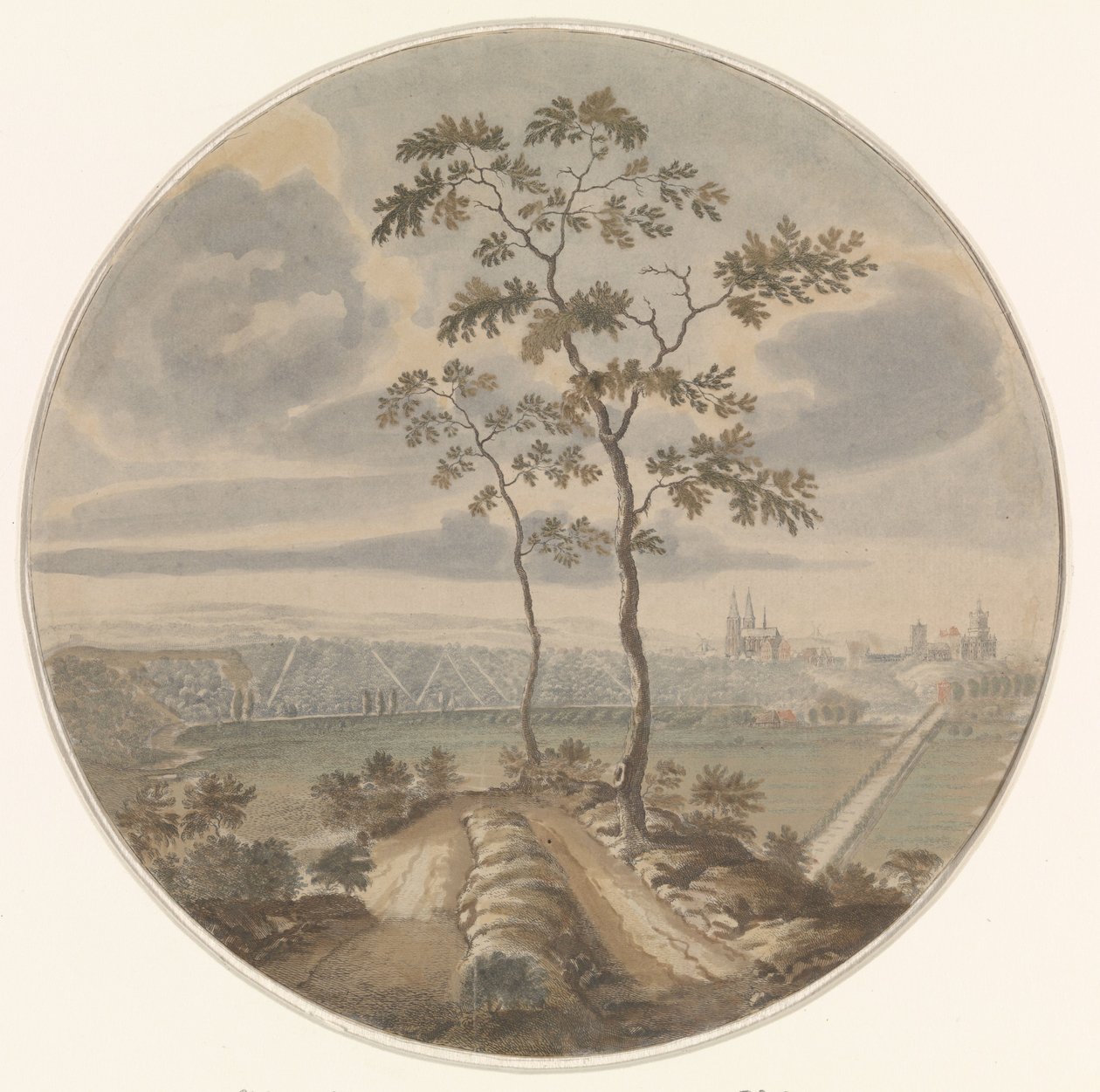 Pohled na město Kleve od Jan van Call (I) (attributed to)