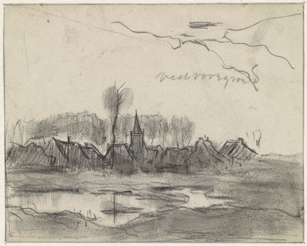 Pohled na vesnici od Jan van Essen