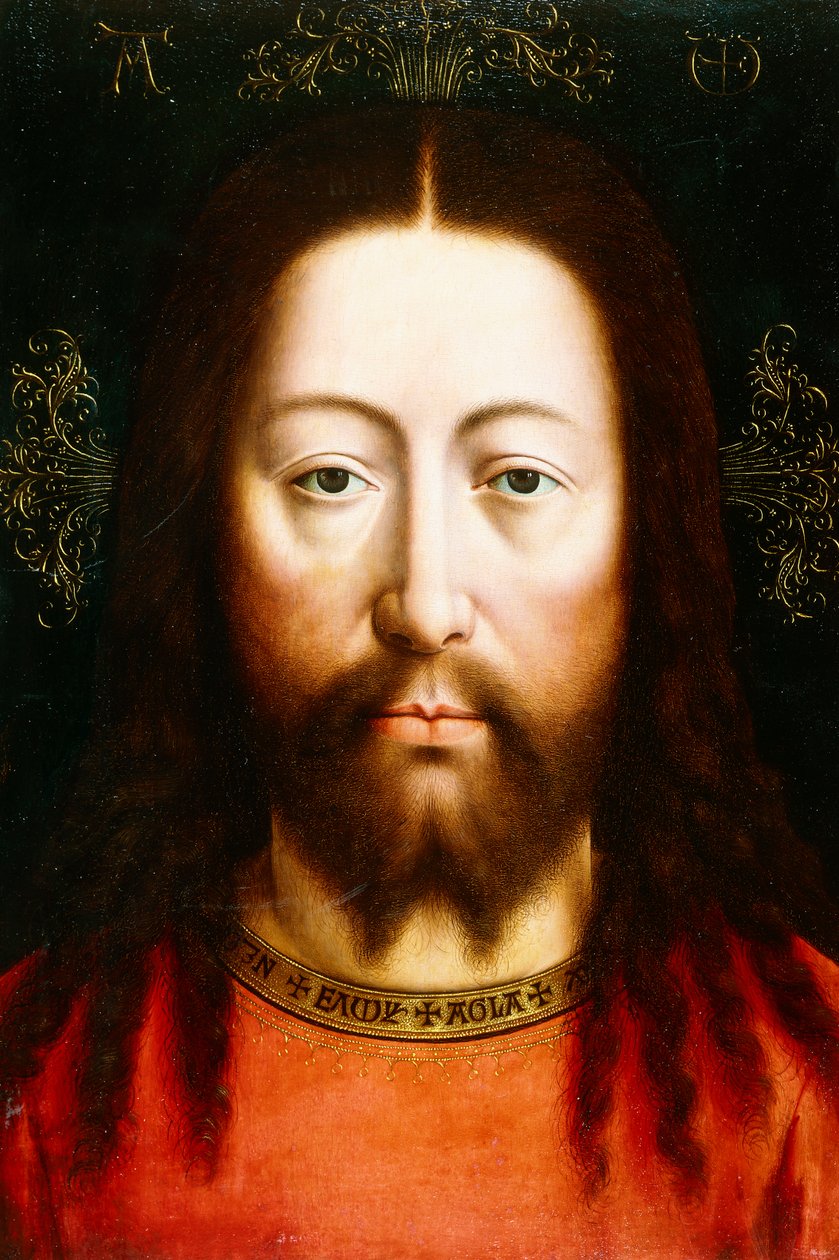 Triptych s Kristem jako Salvator Mundi, od Jan van Eyck