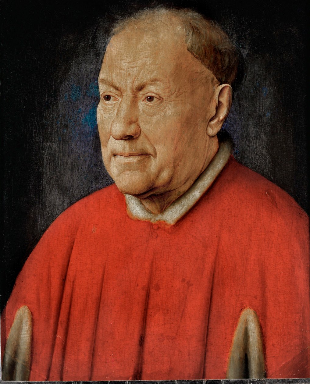 Kardinál Niccolo Albergati, papežský vyslanec ve španělském Nizozemí ... (olej na dubovém dřevě) od Jan van Eyck