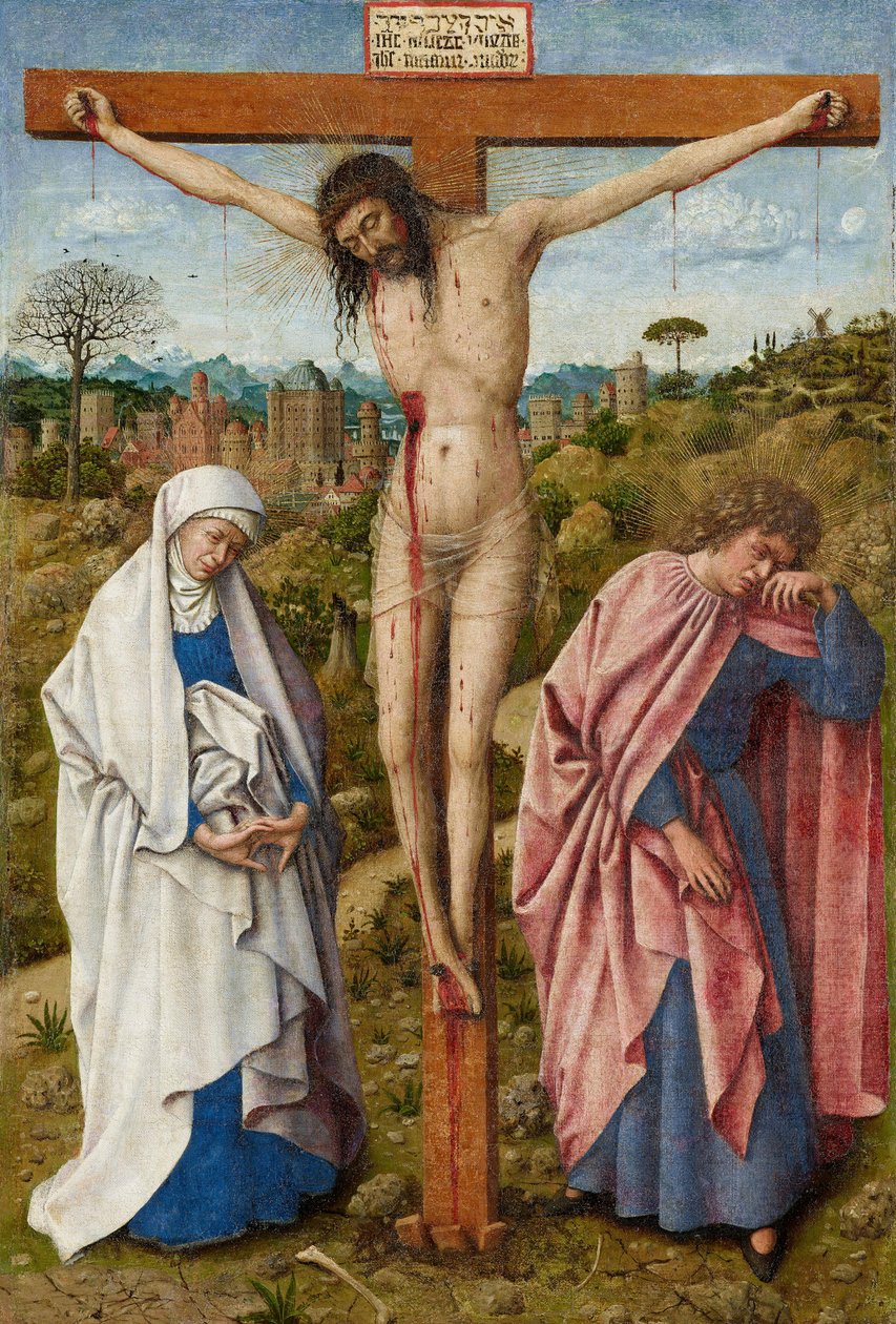 Ukřižování Krista od Jan van Eyck