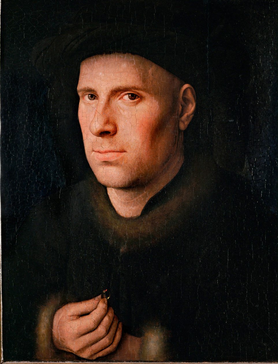 Jan de Leeuw, zlatník ... (olej na dubovém dřevě) od Jan van Eyck