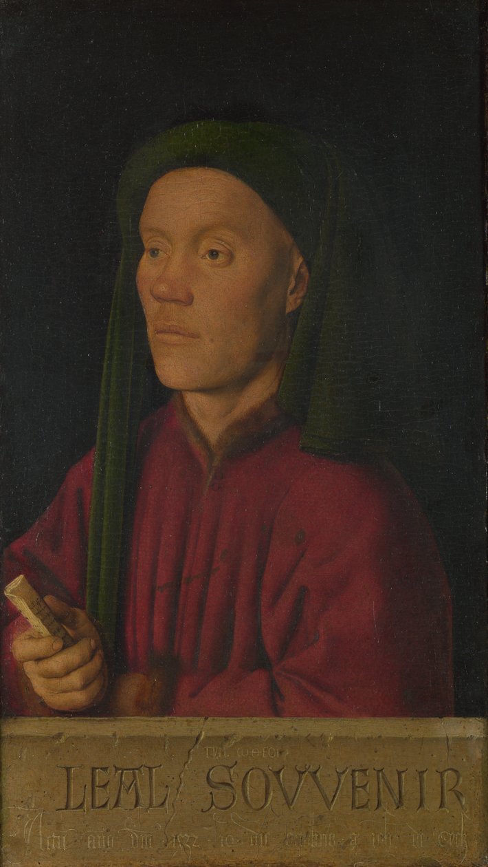 Léal Souvenir Loyal Remembrance, 1432 od Jan van Eyck