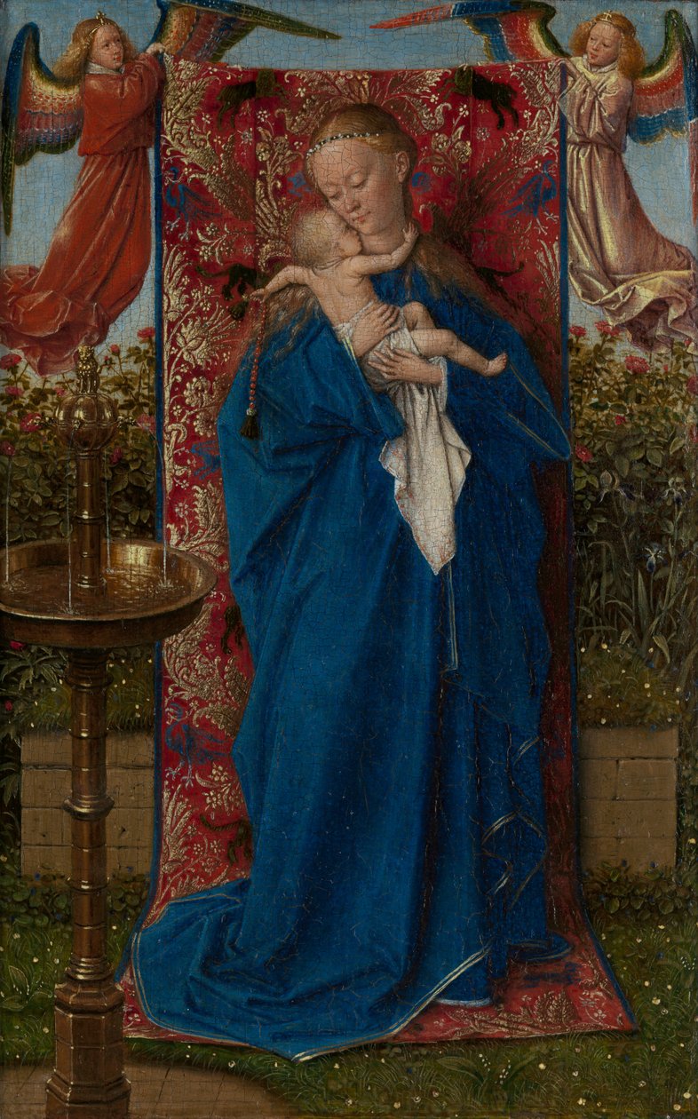 Madona u fontány od Jan van Eyck