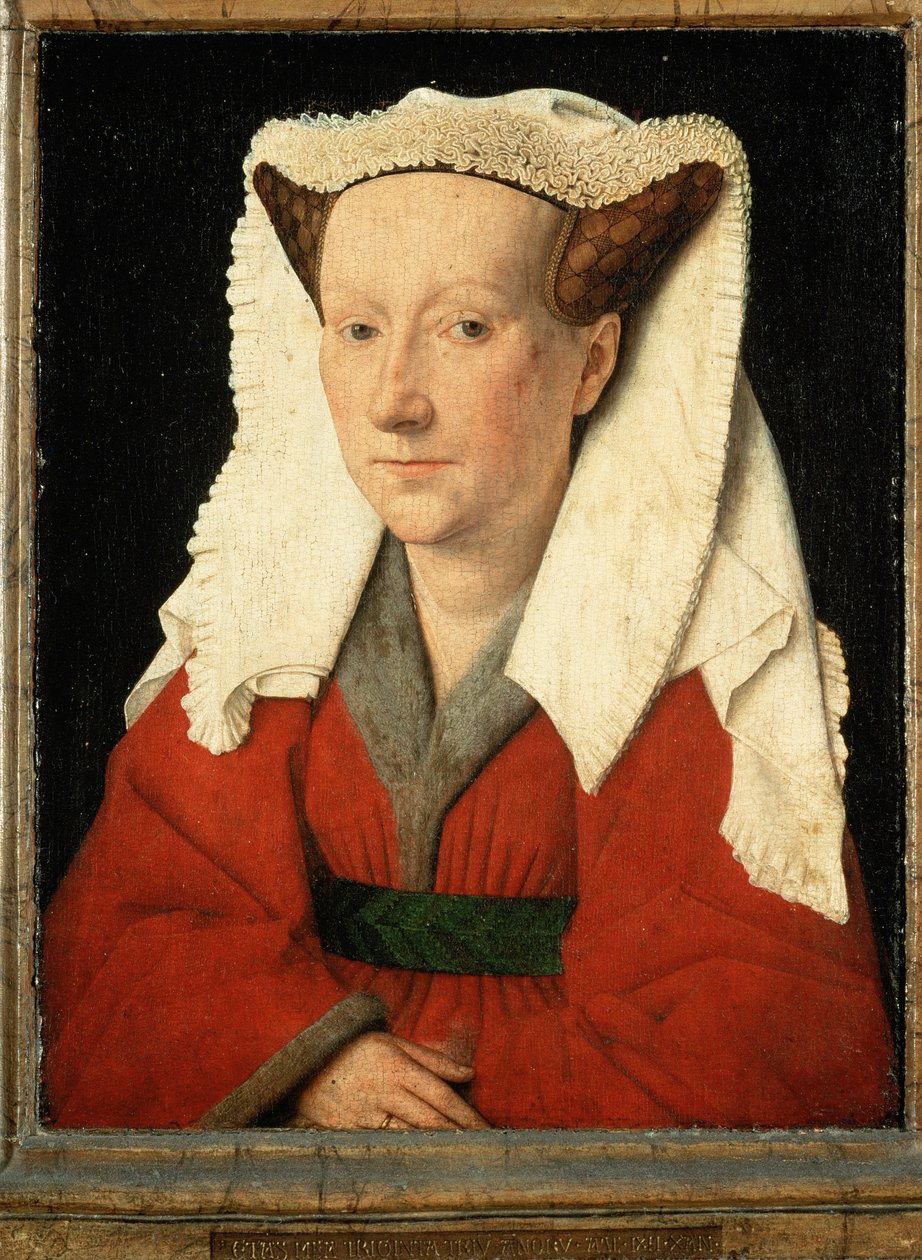 Margaret van Eycková, manželka malíře ... od Jan van Eyck